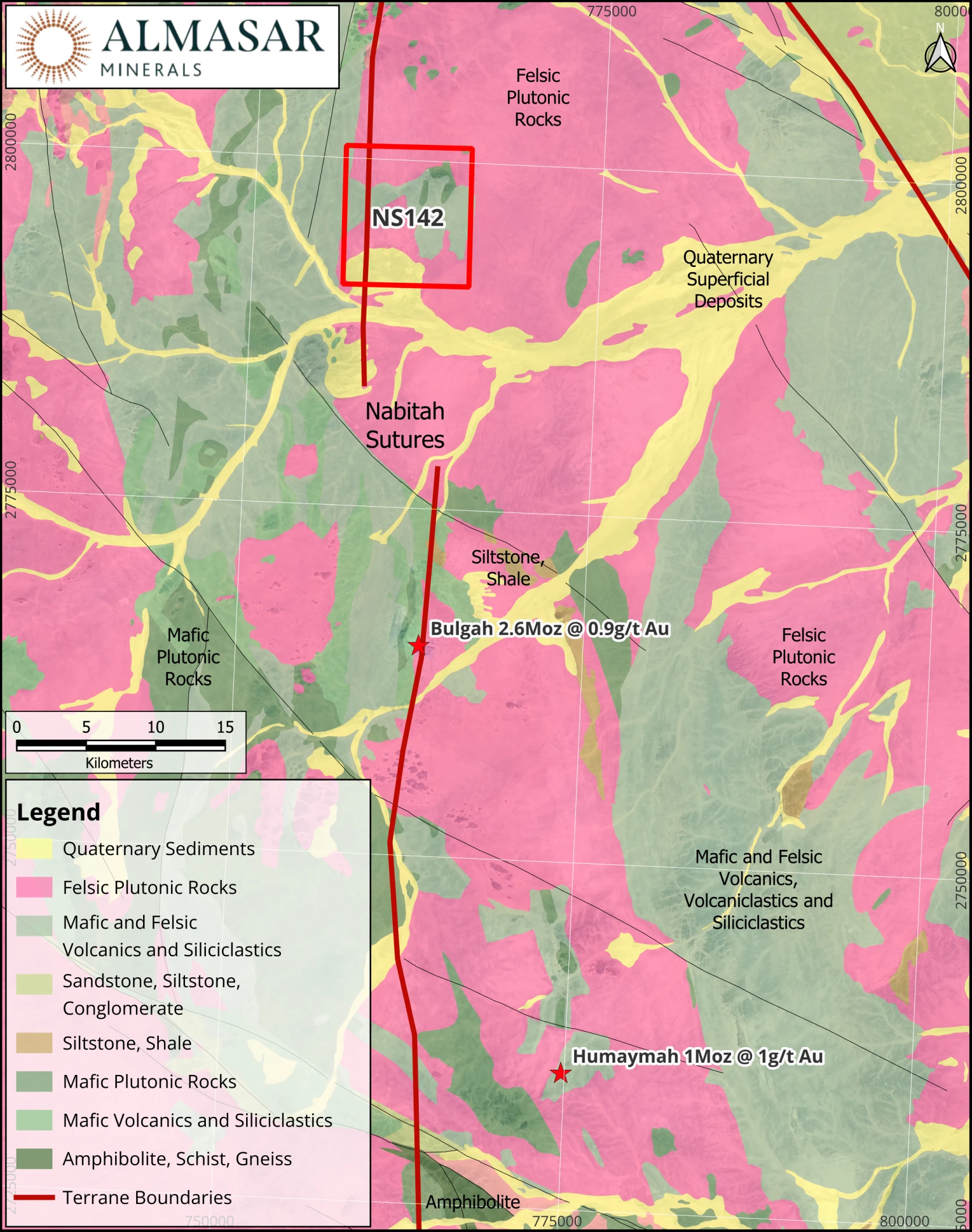 NS142 geological map